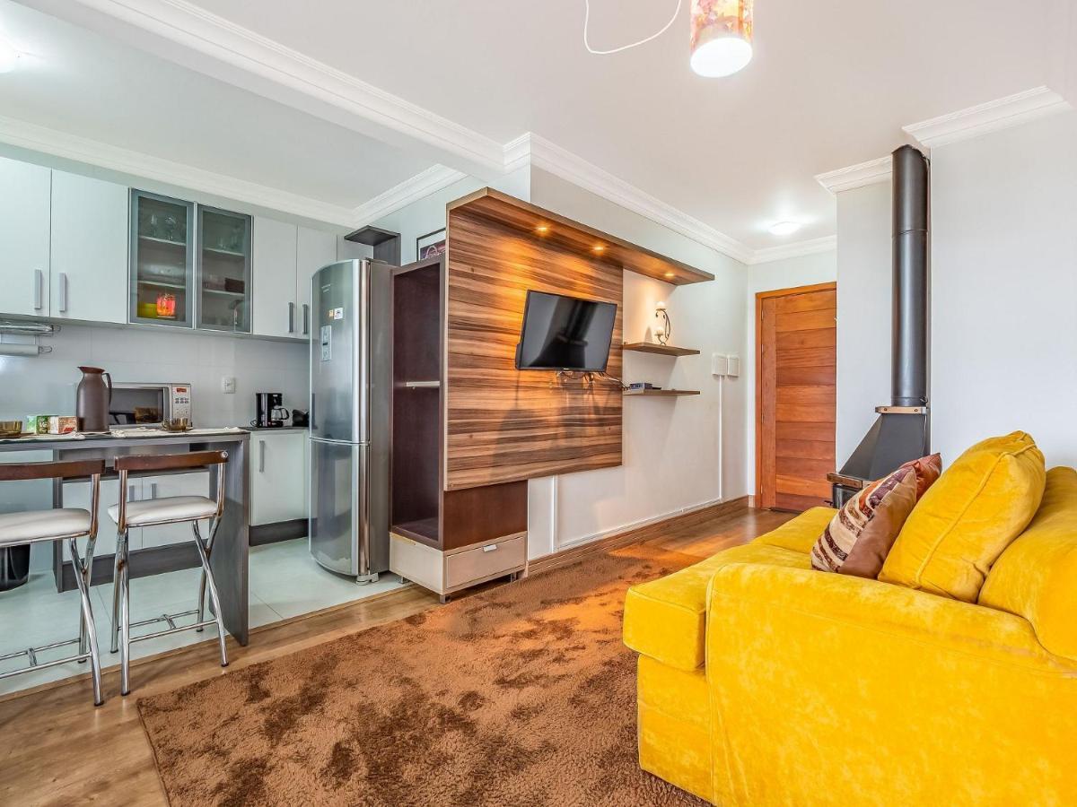 Cristo Rei 302 - Apartamento Em Gramado - Vista Para O Vale Exterior photo