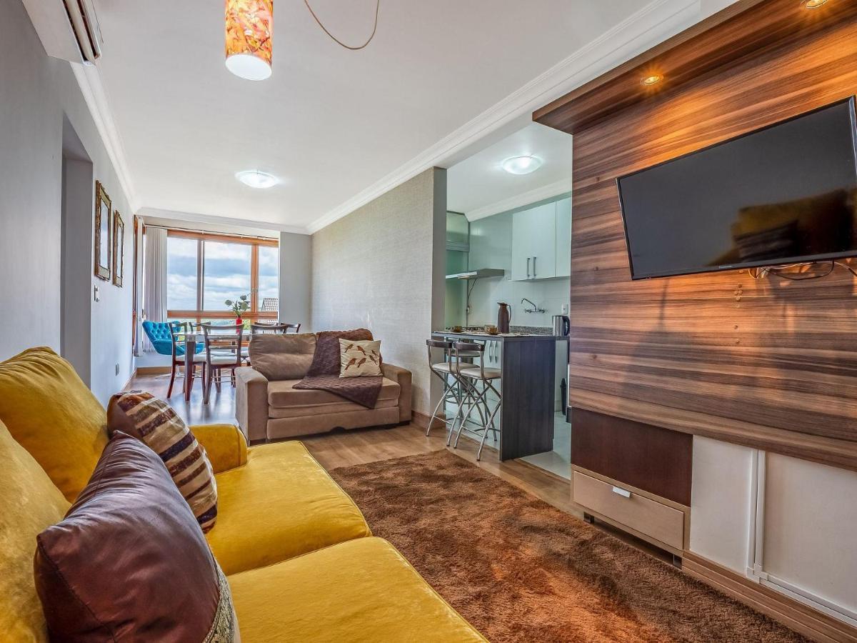 Cristo Rei 302 - Apartamento Em Gramado - Vista Para O Vale Exterior photo