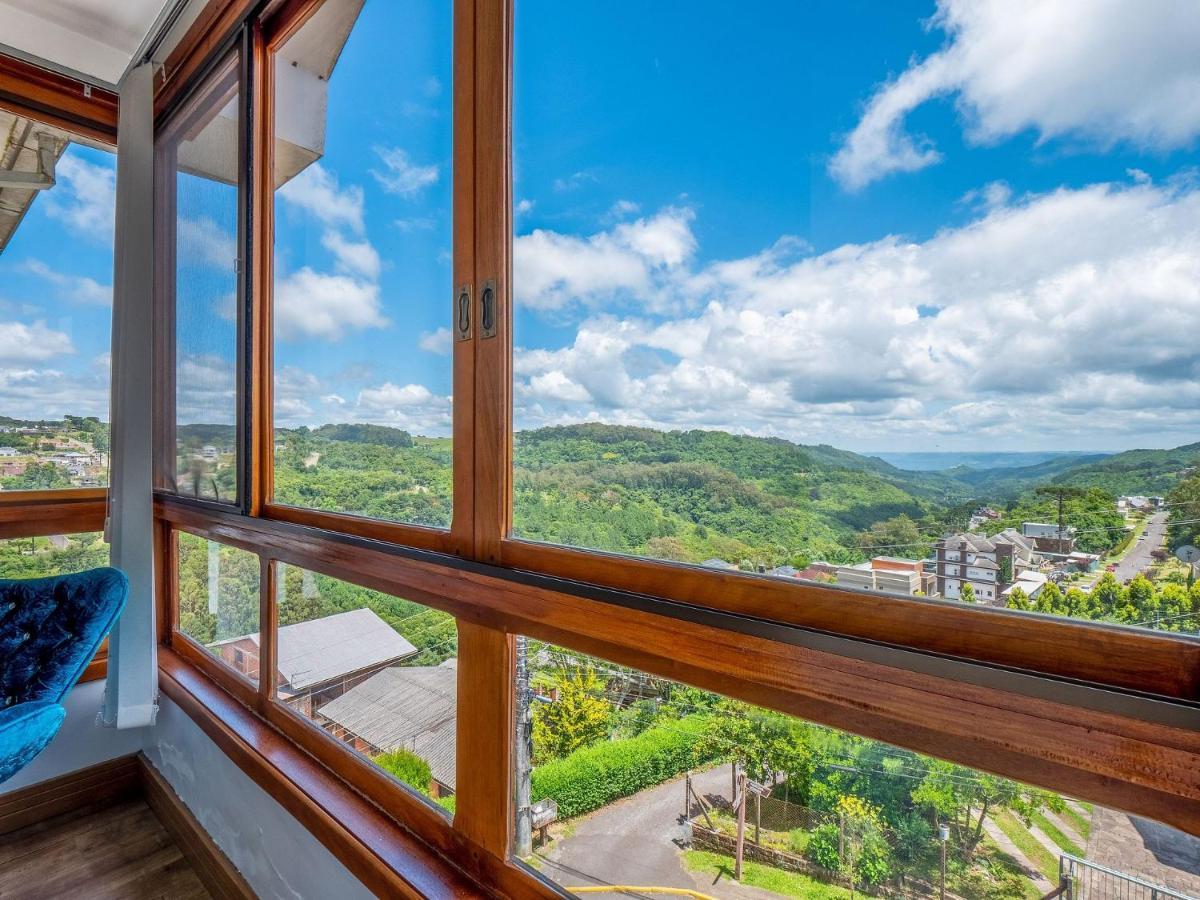 Cristo Rei 302 - Apartamento Em Gramado - Vista Para O Vale Exterior photo